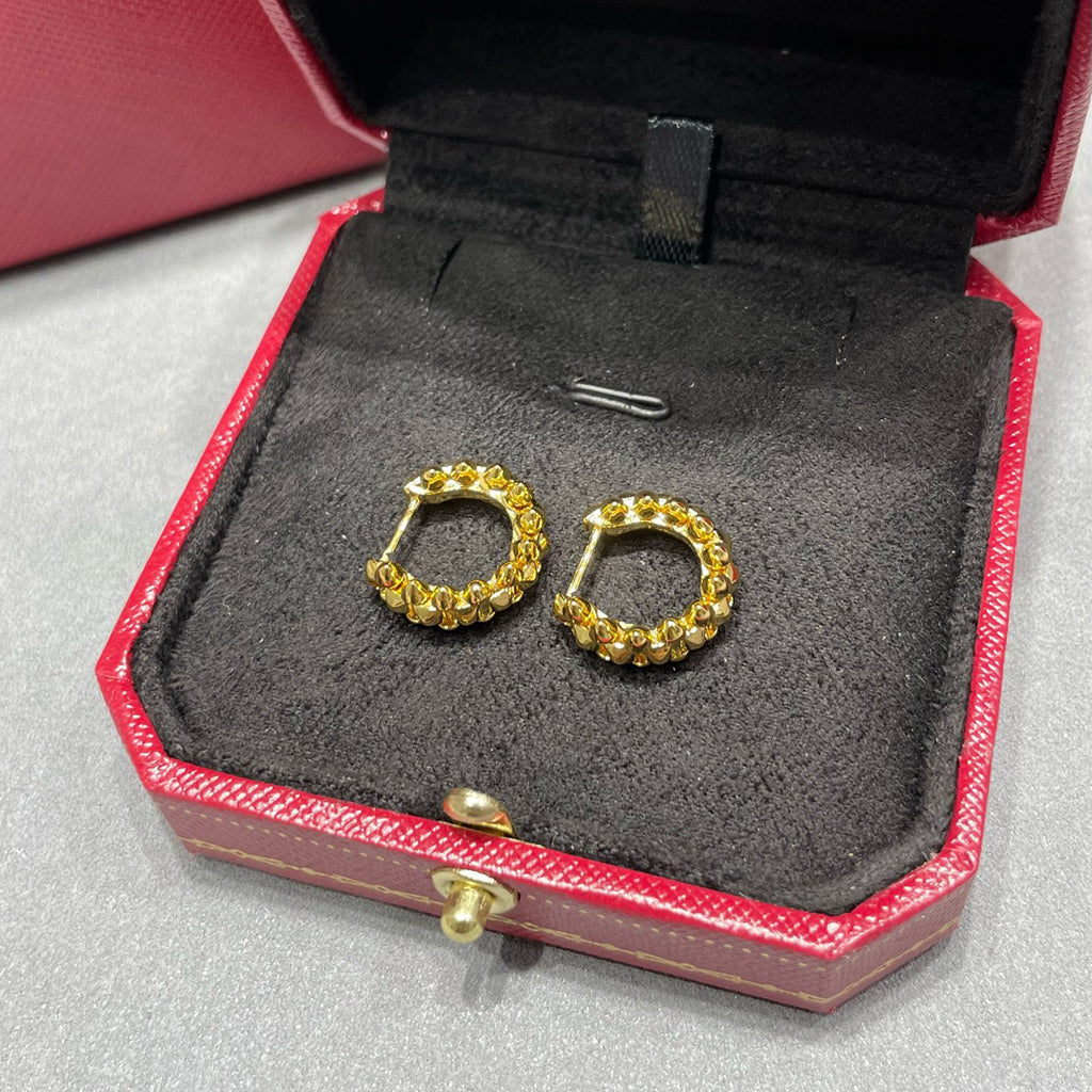 [Lumi Jewelery]CLASH MINI HOOP EARRINGS
