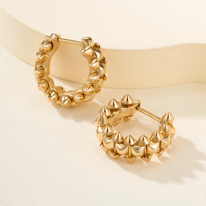 [Lumi Jewelery]CLASH MINI HOOP EARRINGS