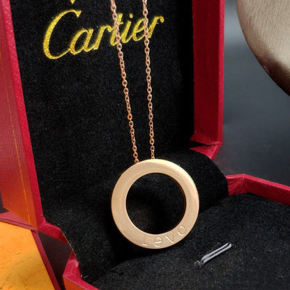 [Lumi Jewelery]LOVE NECKLACE 16MM 3 DIAMONDS