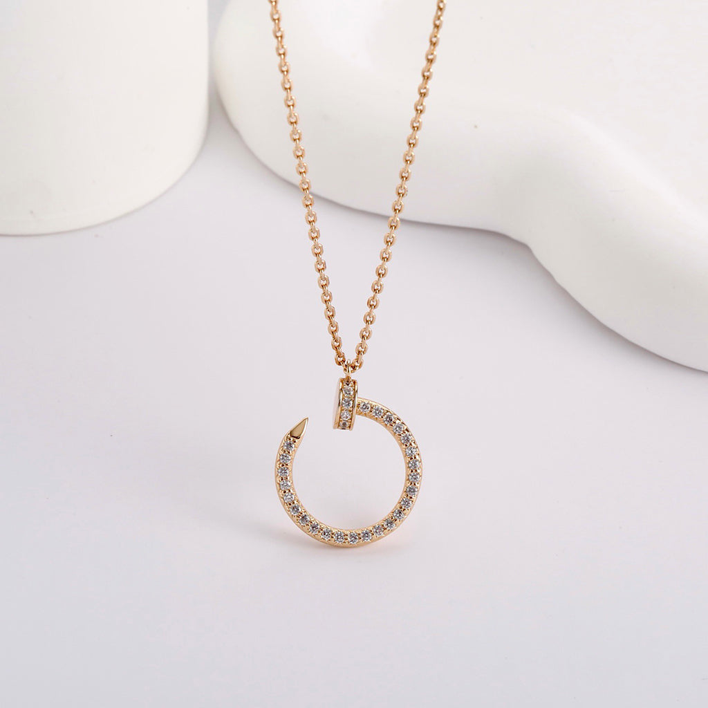 [Lumi Jewelery]JUSTE NECKLACE FULL DIAMOND