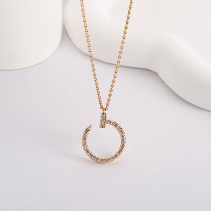 [Lumi Jewelery]JUSTE NECKLACE FULL DIAMOND