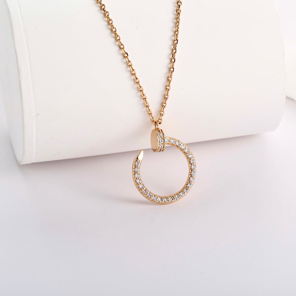 [Lumi Jewelery]JUSTE NECKLACE FULL DIAMOND