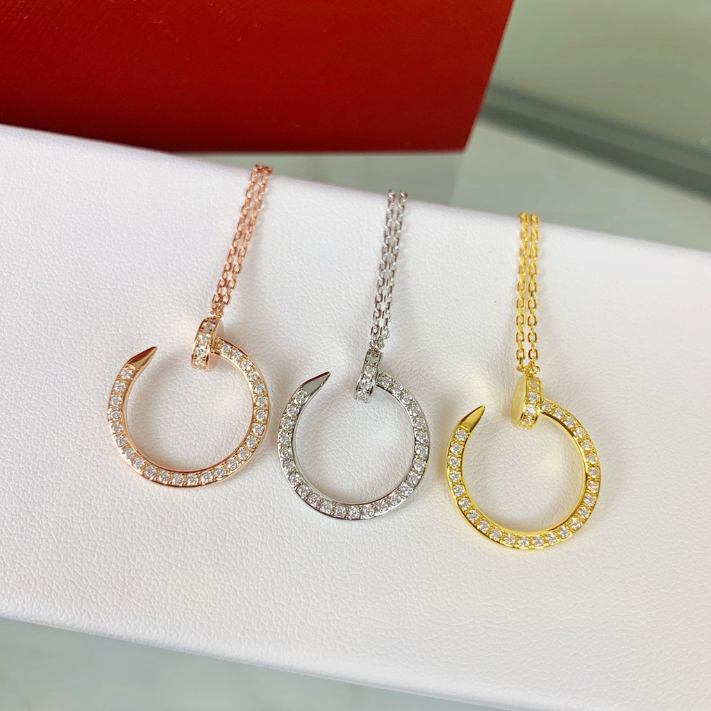 [Lumi Jewelery]JUSTE NECKLACE FULL DIAMOND