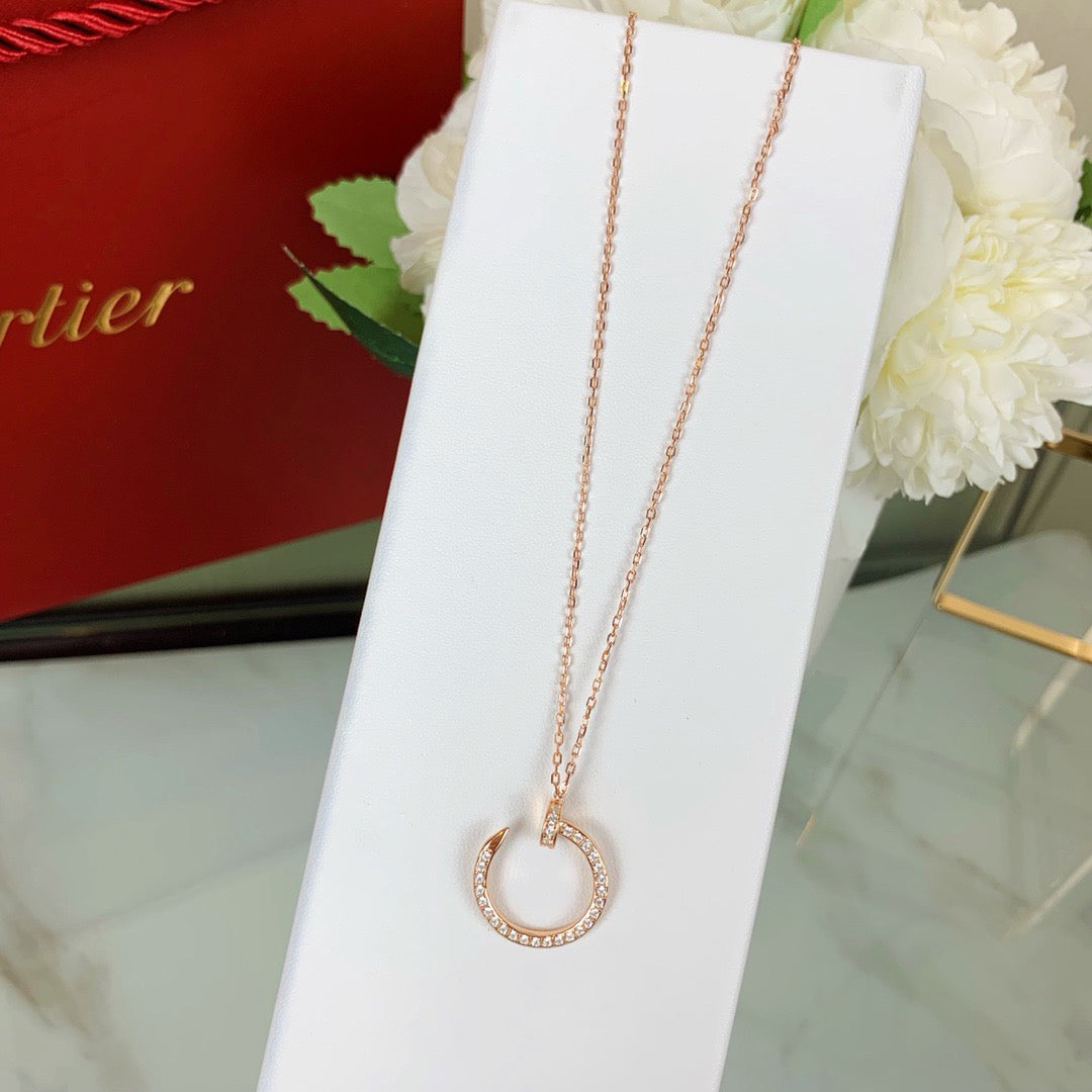 [Lumi Jewelery]JUSTE NECKLACE FULL DIAMOND
