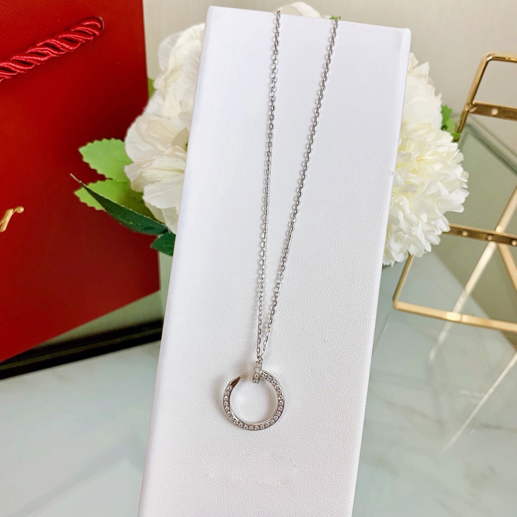 [Lumi Jewelery]JUSTE NECKLACE FULL DIAMOND