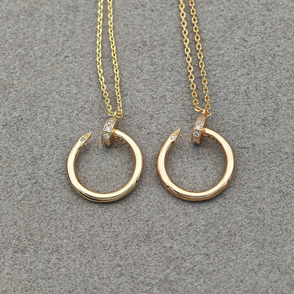 [Lumi Jewelery]JUSTE NECKLACE HALF DIAMOND