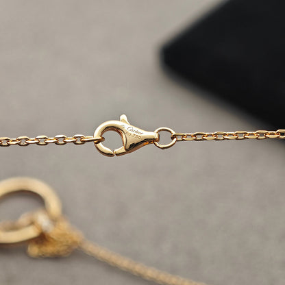 [Lumi Jewelery]JUSTE NECKLACE HALF DIAMOND