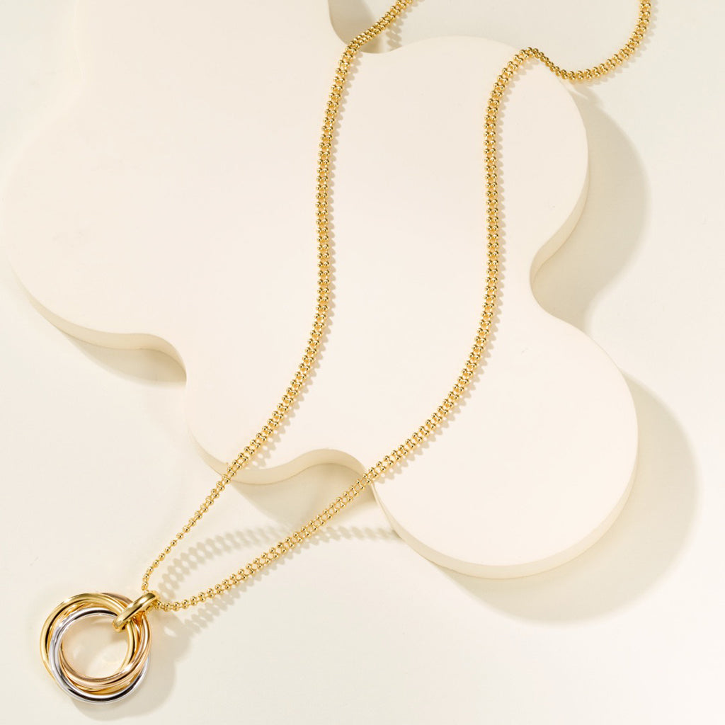 [Lumi Jewelery]TRINITY LARGE NECKLACE