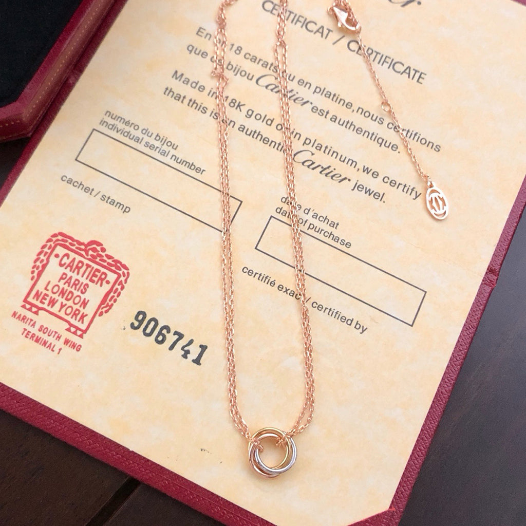 [Lumi Jewelery]TRINITY MINI NECKLACE