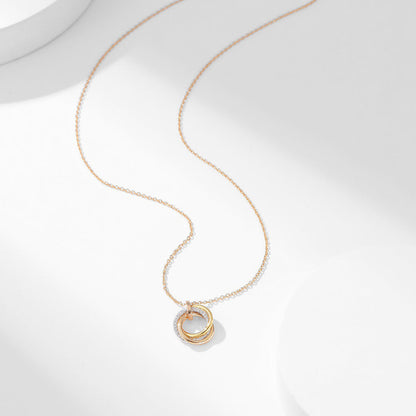 [Lumi Jewelery]TRINITY SMALL NECKLACE