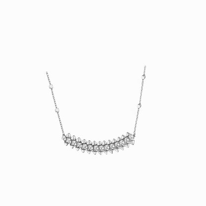 [Lumi Jewelery]CLASH  SMALL FULL DIAMOND NECKLACE