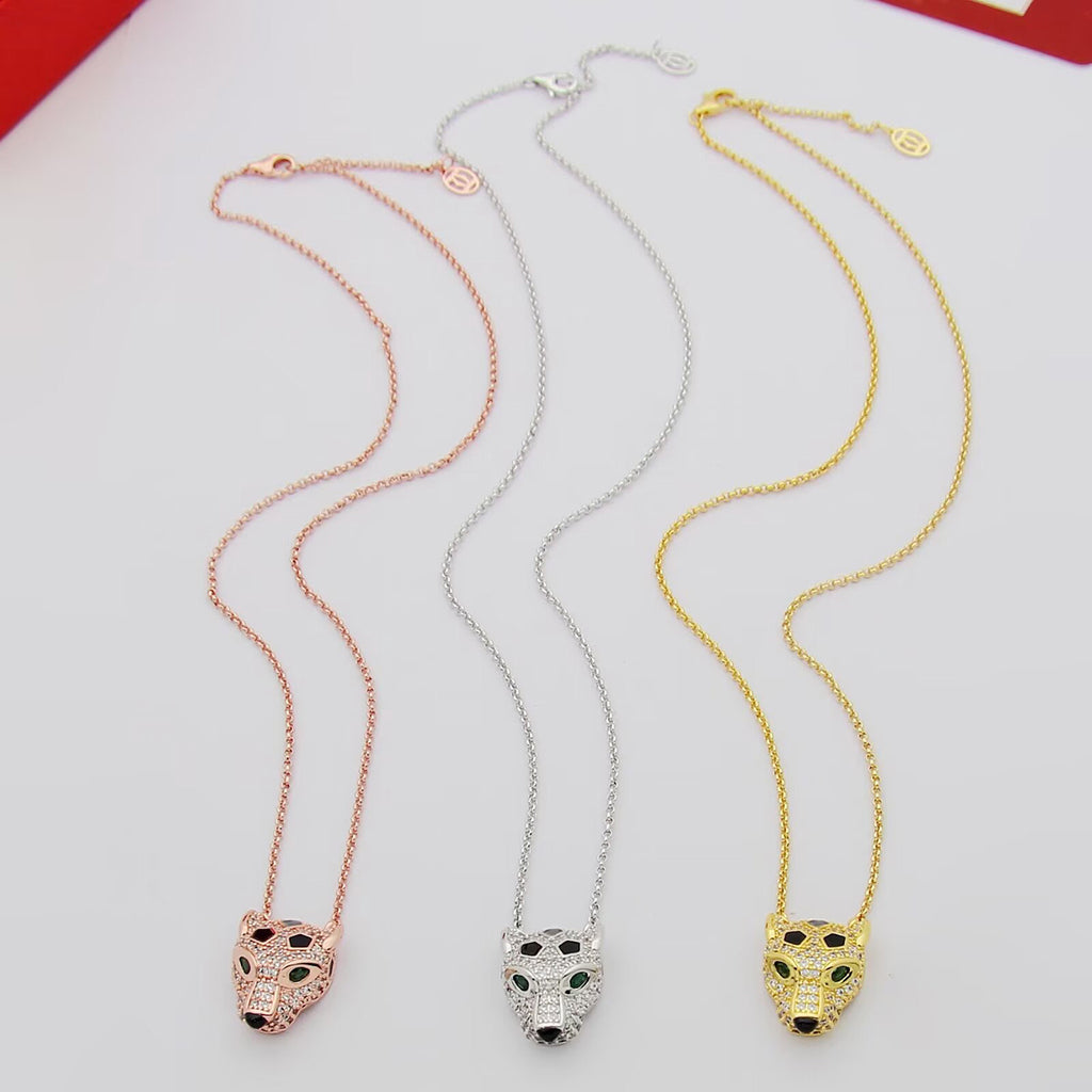 [Lumi Jewelery]PANTHERE FULL DIAMOND NECKLACE
