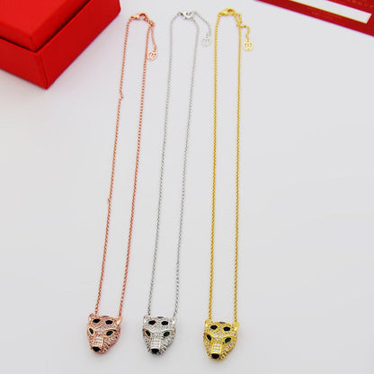 [Lumi Jewelery]PANTHERE FULL DIAMOND NECKLACE