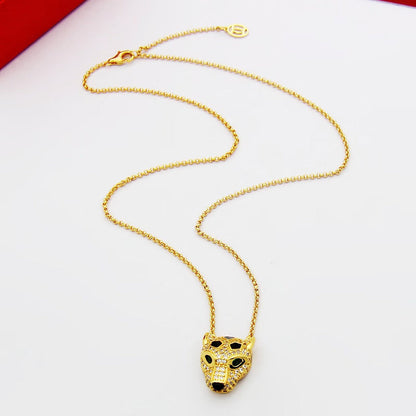 [Lumi Jewelery]PANTHERE FULL DIAMOND NECKLACE