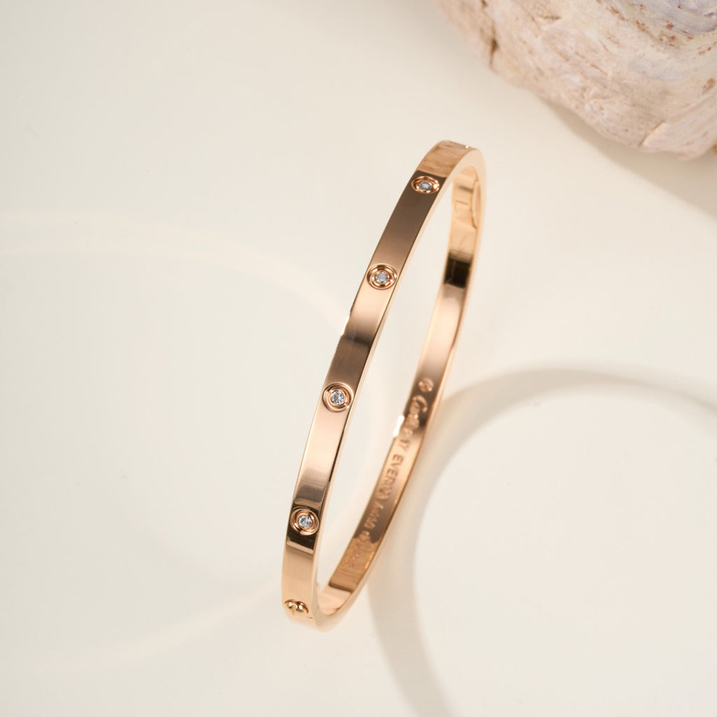 [Lumi Jewelery]LOVE BRACELET 3.65MM 10 DIAMONDS