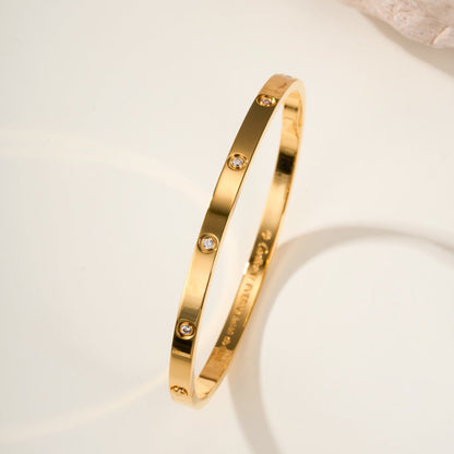 [Lumi Jewelery]LOVE BRACELET 3.65MM 10 DIAMONDS