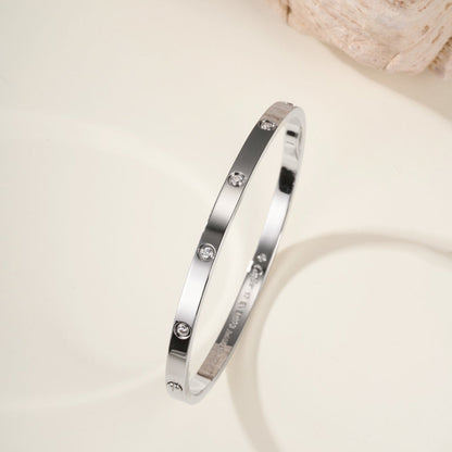 [Lumi Jewelery]LOVE BRACELET 3.65MM 10 DIAMONDS