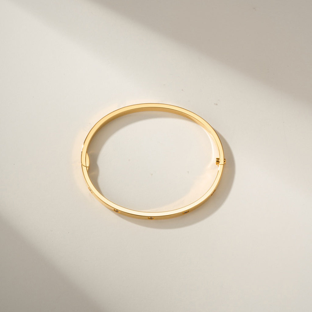[Lumi Jewelery]LOVE BRACELET 3.65MM 10 DIAMONDS