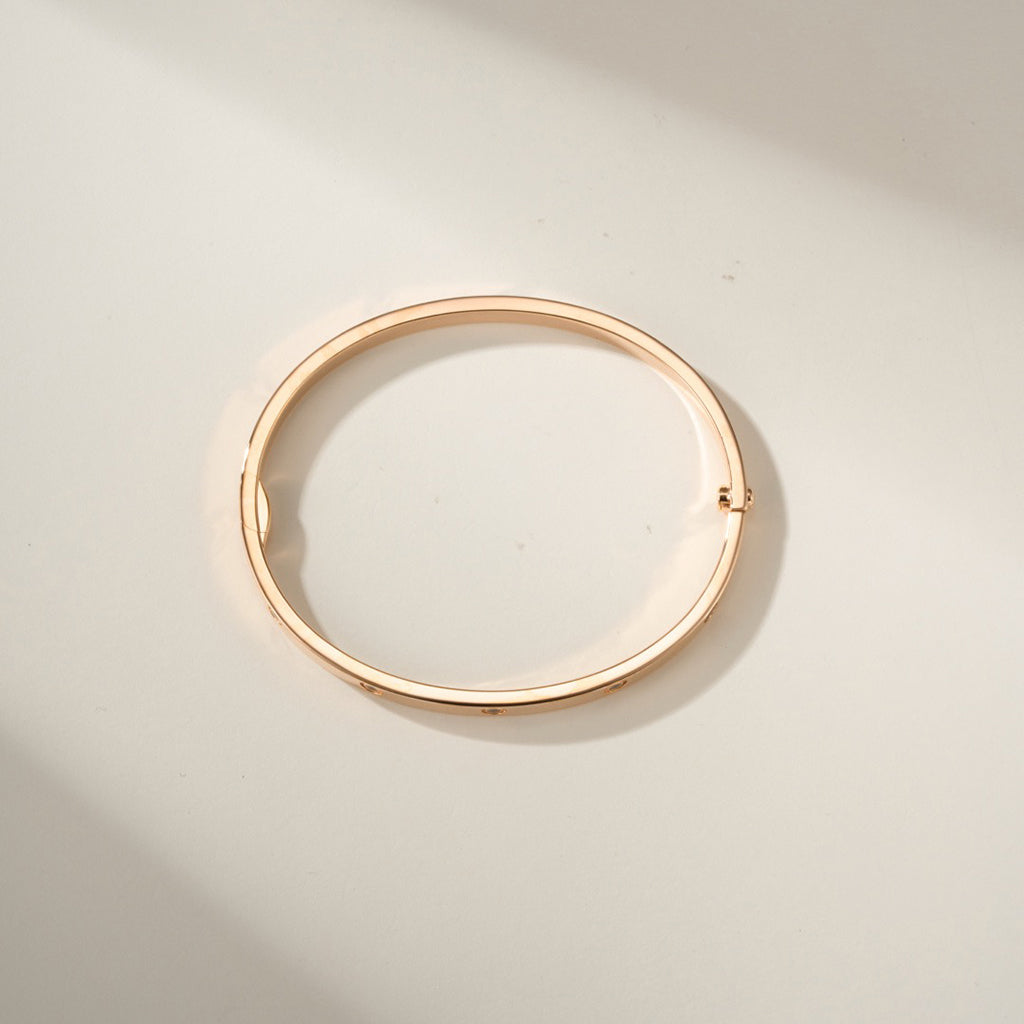 [Lumi Jewelery]LOVE BRACELET 3.65MM 10 DIAMONDS