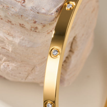 [Lumi Jewelery]LOVE BRACELET 3.65MM 10 DIAMONDS
