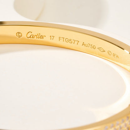 [Lumi Jewelery]LOVE BRACELET 4.8MM DIAMOND-PAVED