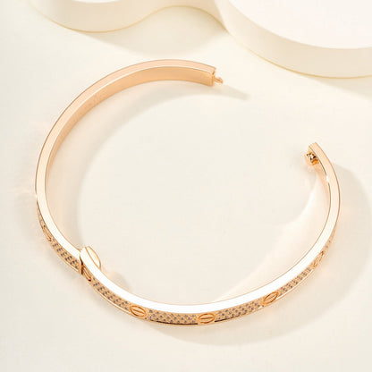 [Lumi Jewelery]LOVE BRACELET 4.8MM DIAMOND-PAVED