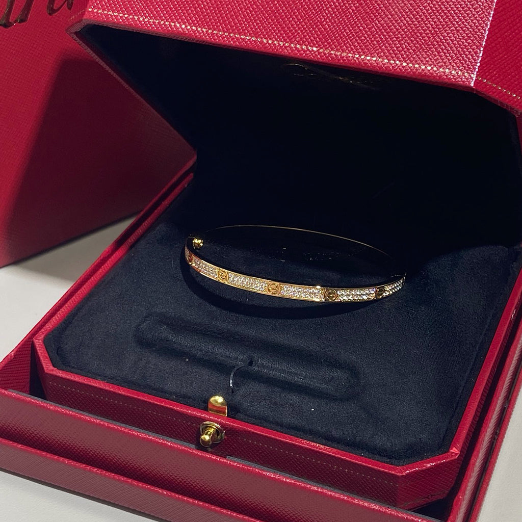 [Lumi Jewelery]LOVE BRACELET 3.65MM DIAMOND-PAVED