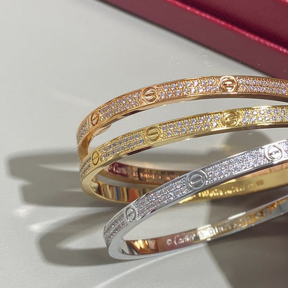 [Lumi Jewelery]LOVE BRACELET 3.65MM DIAMOND-PAVED