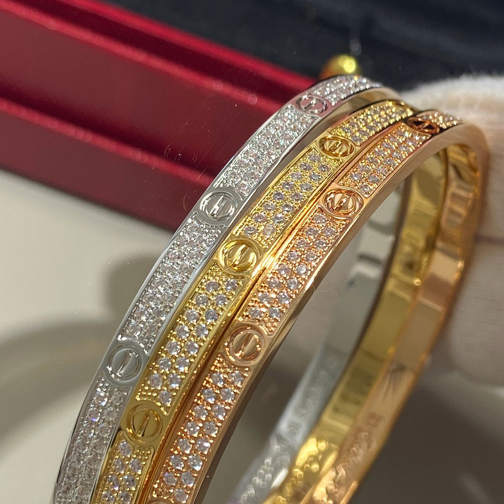 [Lumi Jewelery]LOVE BRACELET 3.65MM DIAMOND-PAVED