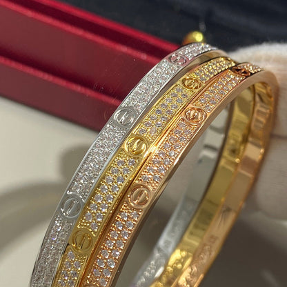 [Lumi Jewelery]LOVE BRACELET 3.65MM DIAMOND-PAVED