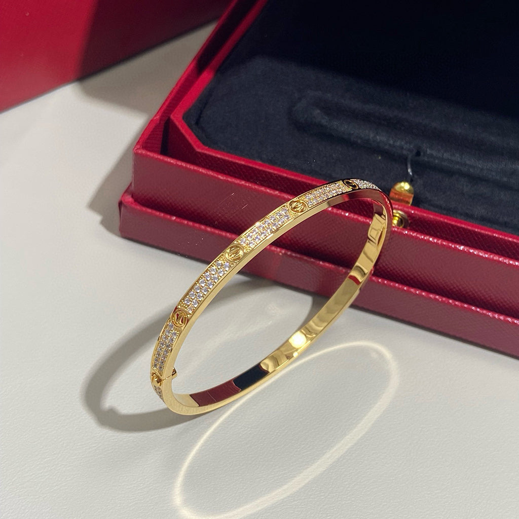 [Lumi Jewelery]LOVE BRACELET 3.65MM DIAMOND-PAVED
