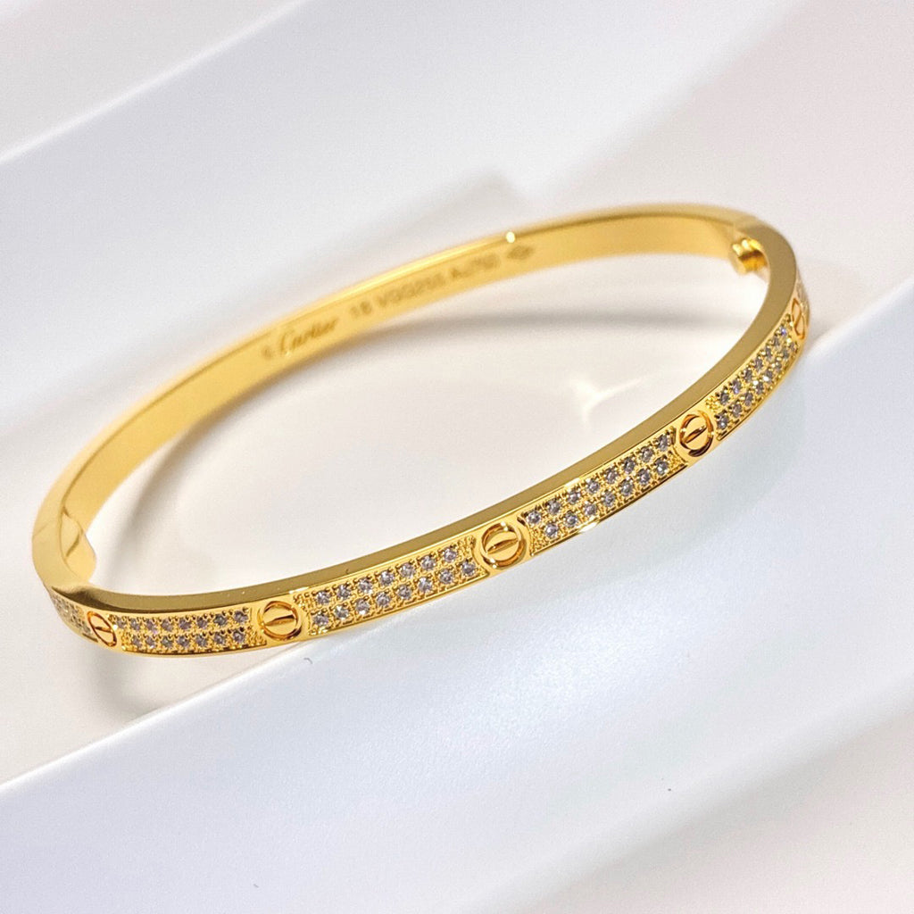 [Lumi Jewelery]LOVE BRACELET 3.65MM DIAMOND-PAVED