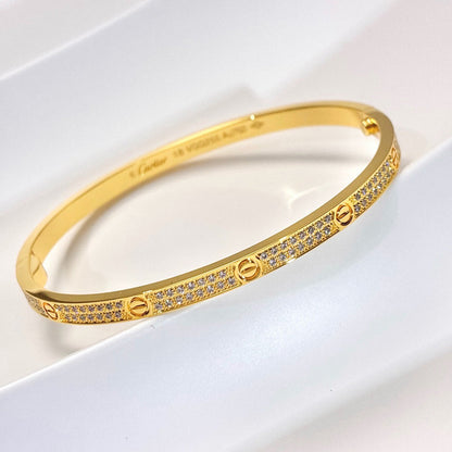 [Lumi Jewelery]LOVE BRACELET 3.65MM DIAMOND-PAVED