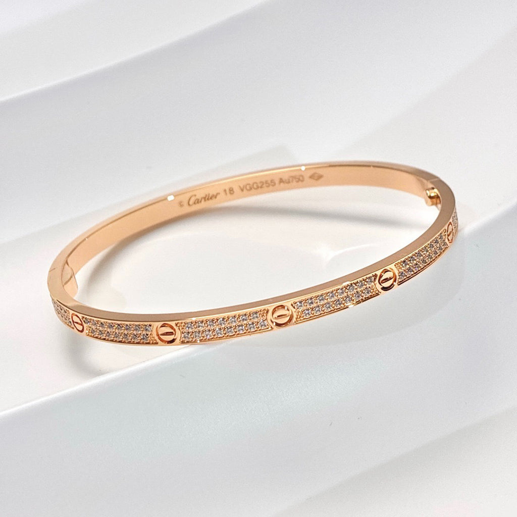 [Lumi Jewelery]LOVE BRACELET 3.65MM DIAMOND-PAVED