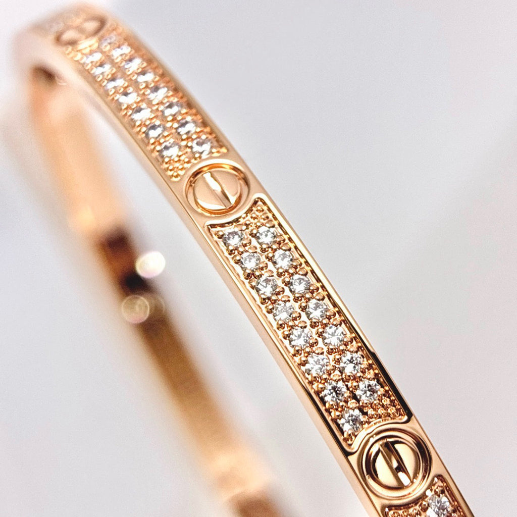 [Lumi Jewelery]LOVE BRACELET 3.65MM DIAMOND-PAVED