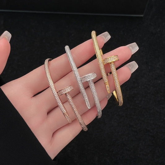 [Lumi Jewelery]JUSTE BRACELET 3.5MM ALL DIAMONDS