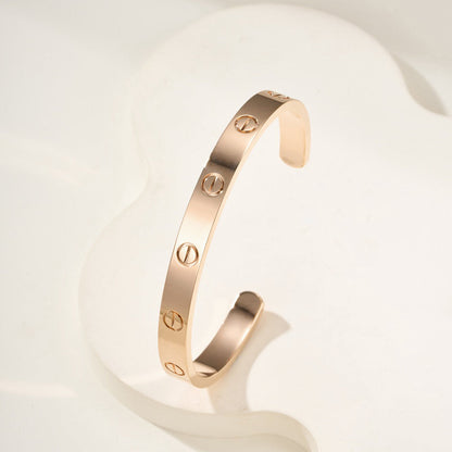 [Lumi] LOVE BRACELET 6.1MM OPEN CUFF