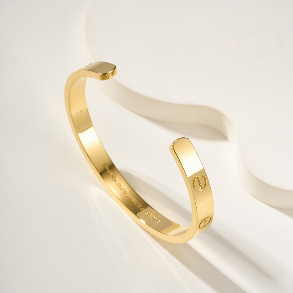 [Lumi] LOVE BRACELET 6.1MM OPEN CUFF