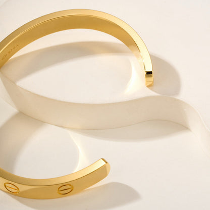 [Lumi] LOVE BRACELET 6.1MM OPEN CUFF