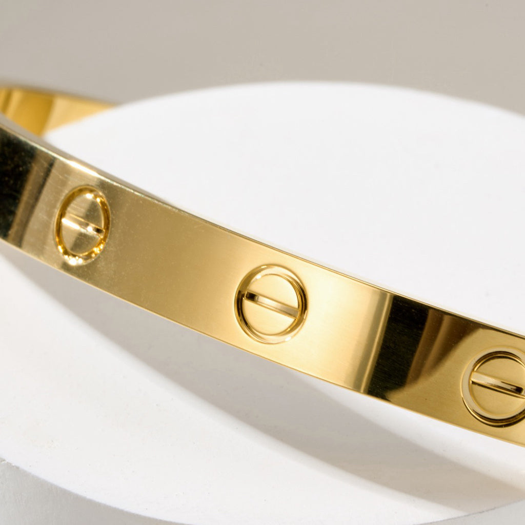 [Lumi] LOVE BRACELET 6.1MM OPEN CUFF