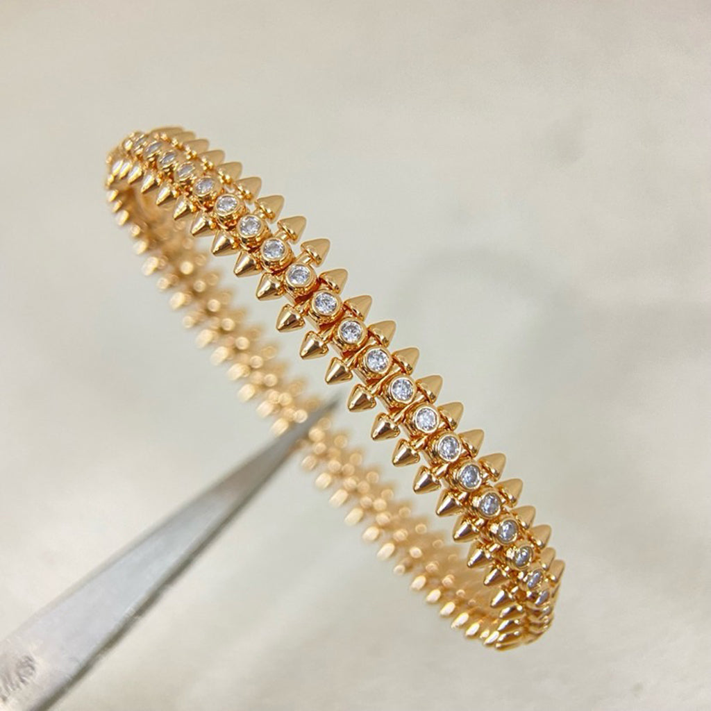 [Lumi Jewelery]CLASH  BRACELET 8MM DIAMONDS
