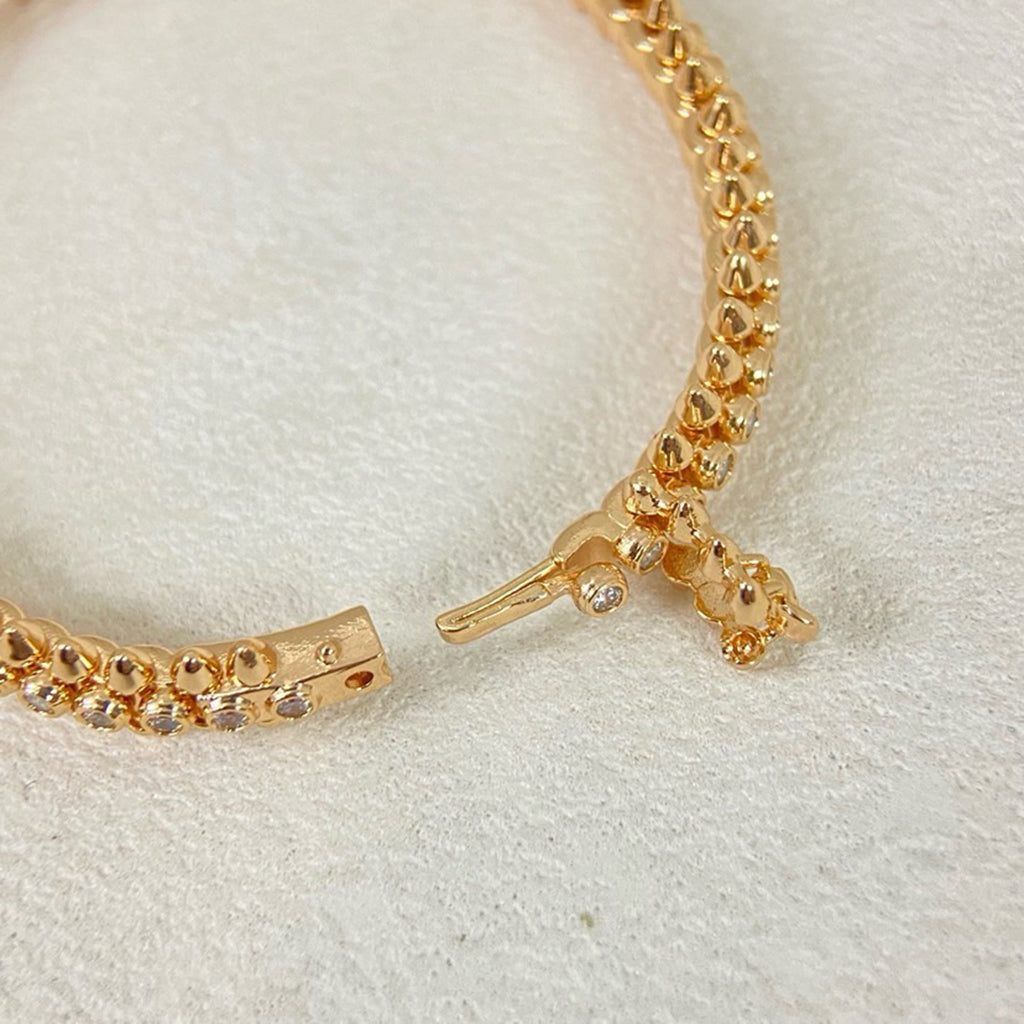 [Lumi Jewelery]CLASH  BRACELET 8MM DIAMONDS
