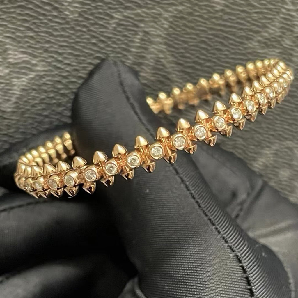 [Lumi Jewelery]CLASH  BRACELET 8MM DIAMONDS