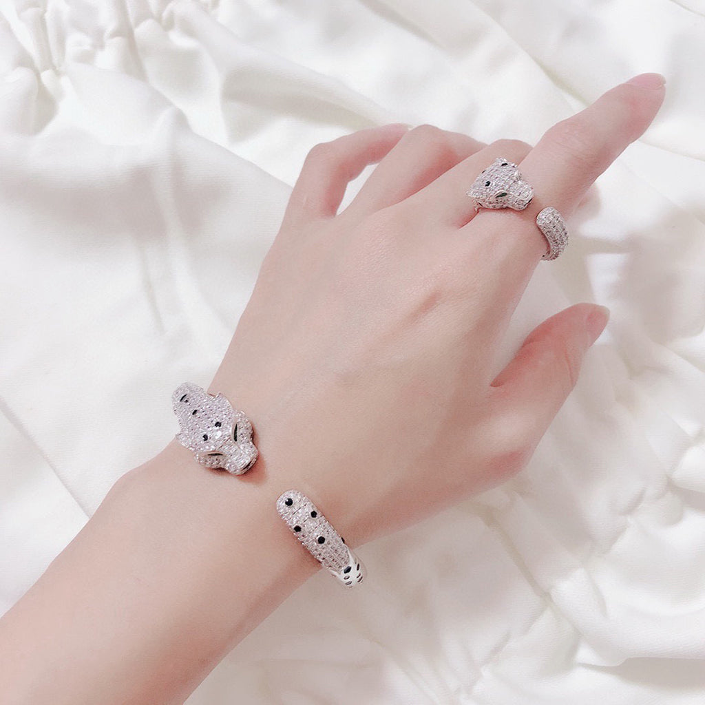 [Lumi Jewelery]PANTHERE BIG BRACELET DIAMONDS