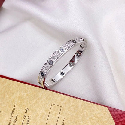 [Lumi Jewelery]LOVE BRACELET 6.1MM DIAMOND-PAVED CERAMIC