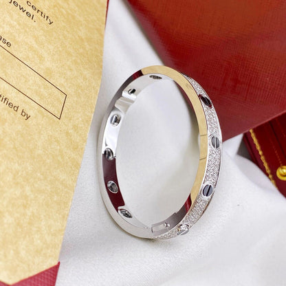 [Lumi Jewelery]LOVE BRACELET 6.1MM DIAMOND-PAVED CERAMIC