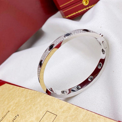 [Lumi Jewelery]LOVE BRACELET 6.1MM DIAMOND-PAVED CERAMIC