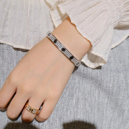 [Lumi Jewelery]LOVE BRACELET 6.1MM DIAMOND-PAVED CERAMIC