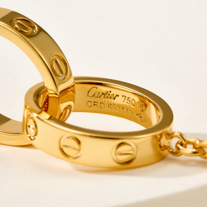 [Lumi] LOVE BRACELET DOUBLE RING