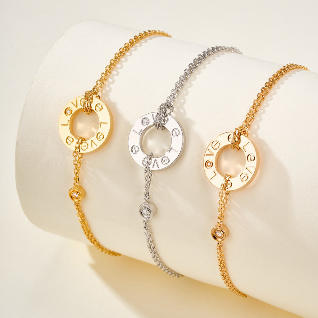 [Lumi Jewelery]LOVE BRACELET 2 DIAMOND